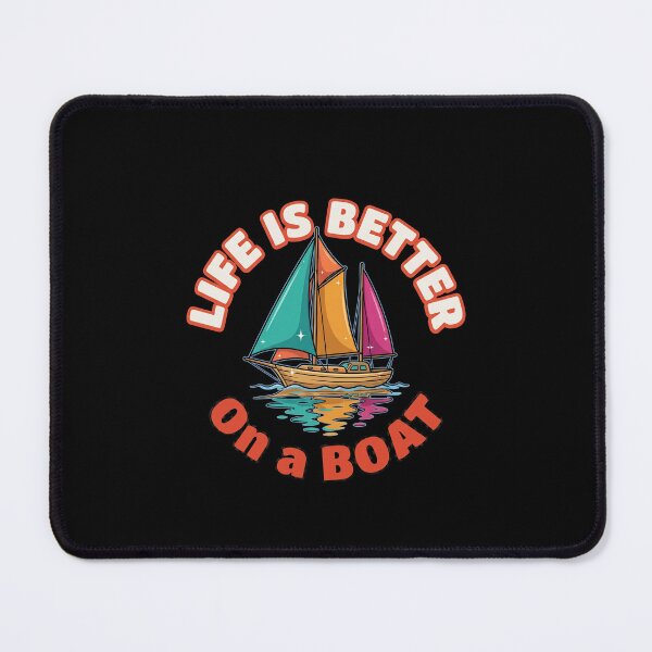Item preview, Life Is Better On A Boat Boating Enthusiast Sailor Water Lover designed and sold by SofenArt.