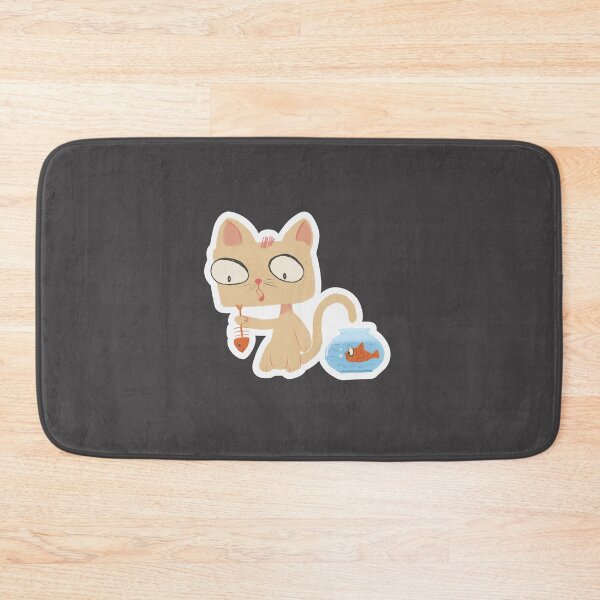 Item preview, Funny-guilty-cat-fishbone designed and sold by Sweta Roy Choudhury.
