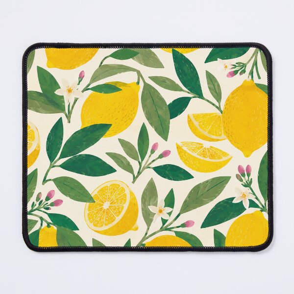 Item preview, Lemon Pattern Illustration | Mediterranean Citrus Art designed and sold by Islabonita..