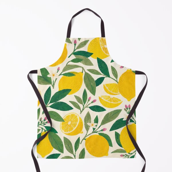 Item preview, Lemon Pattern Illustration | Mediterranean Citrus Art designed and sold by Islabonita..