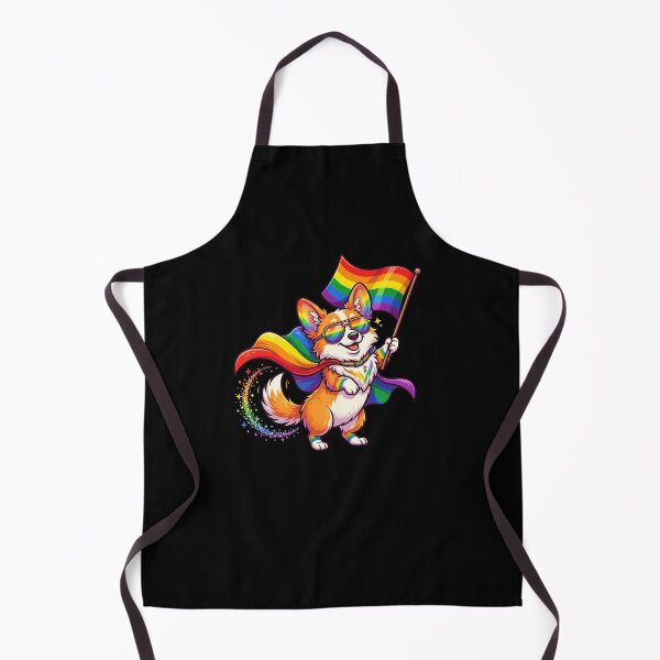 Item preview, Corgi Dog Rainbow Pride Flag LGBTQ Ally designed and sold by snowry.