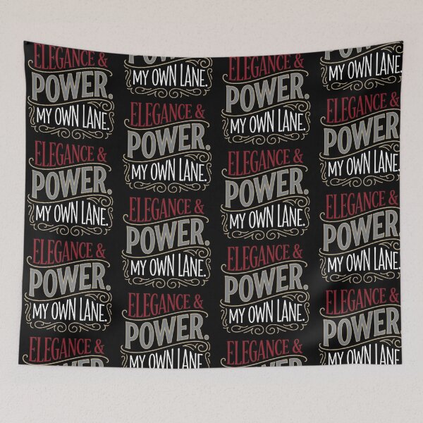 Item preview, Elegance And Power My Own Lane Funny Sarcastic Tee designed and sold by artlife4.