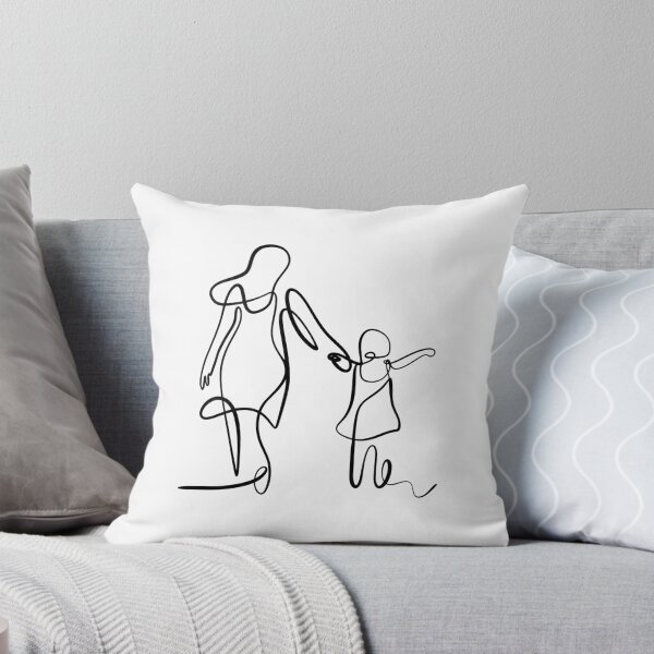 Item preview, mother and daughter line art designed and sold by FloFlo8468.