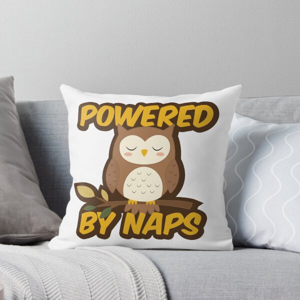 Item preview, Sleepy Owl – Powered by Naps designed and sold by DesignbyAnnaM.