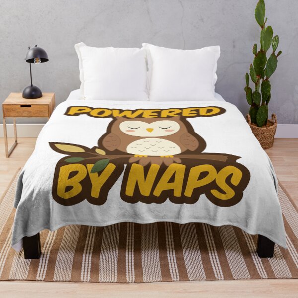 Item preview, Sleepy Owl – Powered by Naps designed and sold by DesignbyAnnaM.