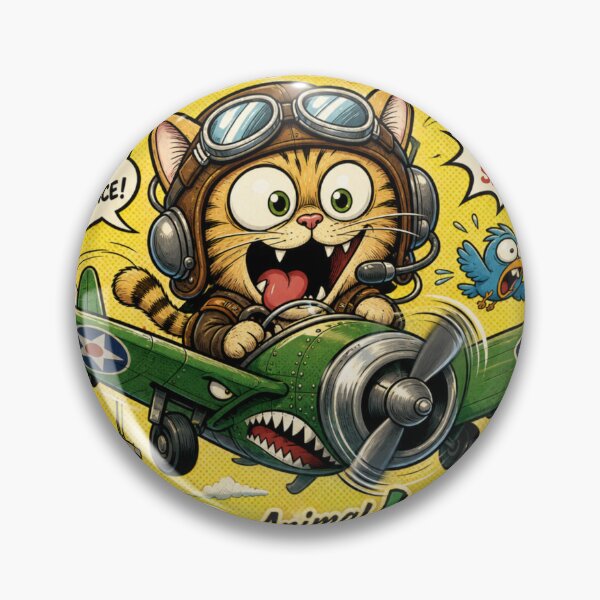 Item preview, Funny Aviator Cat Mug designed and sold by HomeyDay.