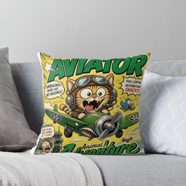 Item preview, Funny Aviator Cat Mug designed and sold by HomeyDay.