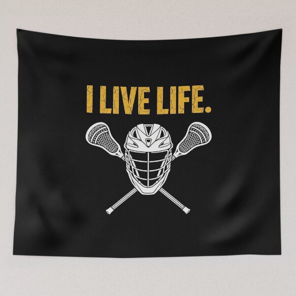 Item preview, I Live Life Lacrosse Player Athlete designed and sold by SofenArt.