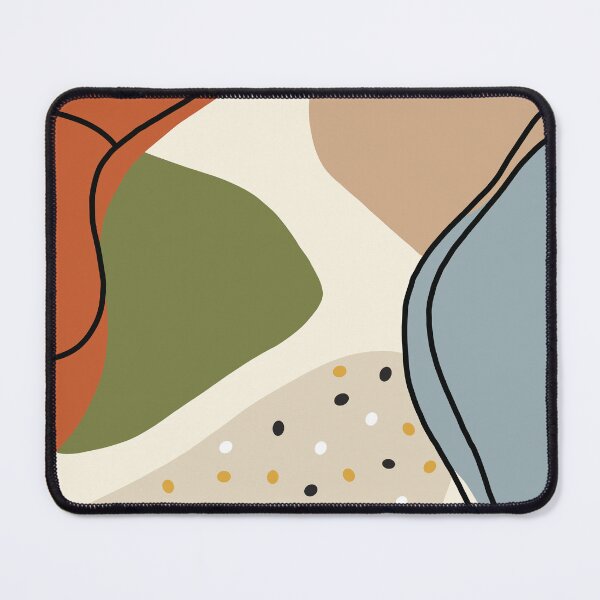 Item preview, Organic Abstract Shapes and Terrazzo Pebbles Art designed and sold by AliAltinelArt.