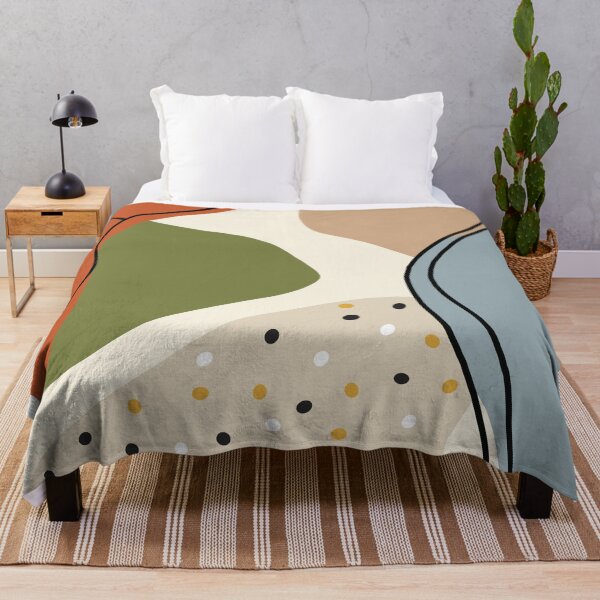 Item preview, Organic Abstract Shapes and Terrazzo Pebbles Art designed and sold by AliAltinelArt.