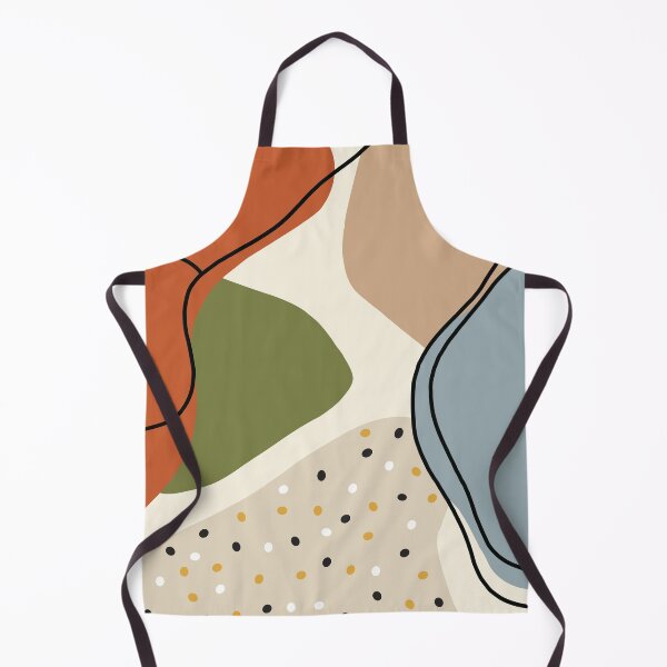 Item preview, Organic Abstract Shapes and Terrazzo Pebbles Art designed and sold by AliAltinelArt.