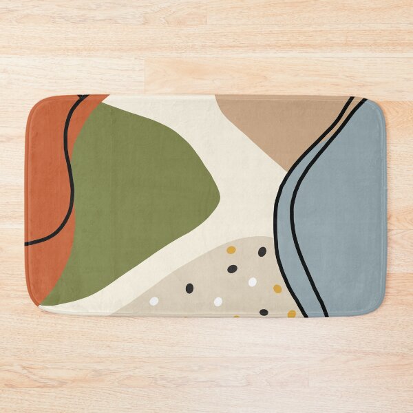 Item preview, Organic Abstract Shapes and Terrazzo Pebbles Art designed and sold by AliAltinelArt.