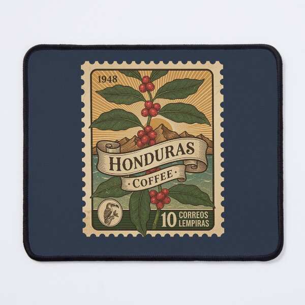 Item preview, Honduras Coffee Vintage Stamp Art designed and sold by d247.