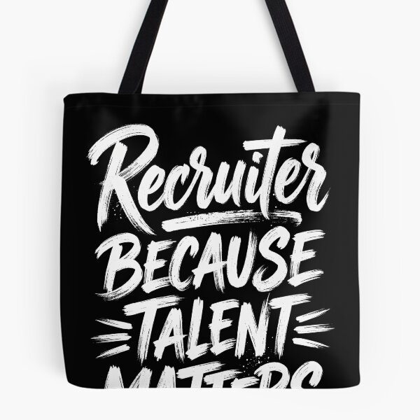 Item preview, Recruiter Because Talent Matters Human Resources Professional designed and sold by SofenArt.