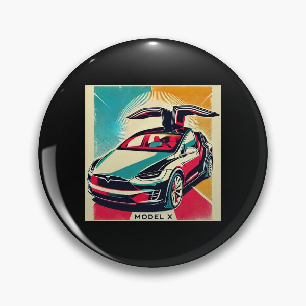Item preview, Tesla Model X Electric SUV Blueprint Style Design | EV Enthusiast Graphic designed and sold by TEEJAMBOREE.
