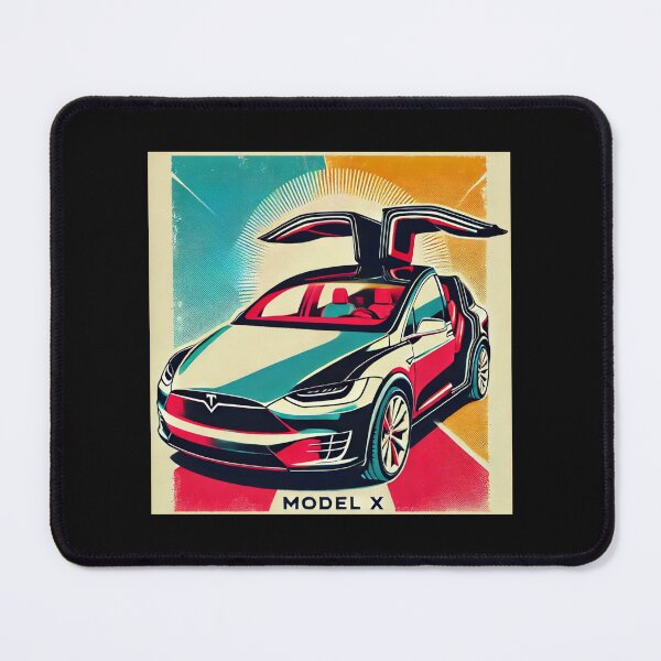 Item preview, Tesla Model X Electric SUV Blueprint Style Design | EV Enthusiast Graphic designed and sold by TEEJAMBOREE.