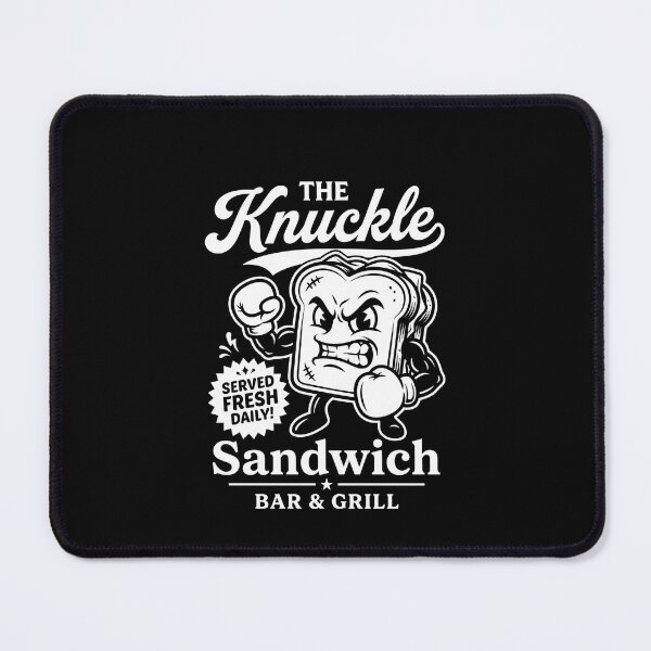 Item preview, The Knuckle Sandwich Bar And Grill Restaurant Chef Foodie designed and sold by SofenArt.