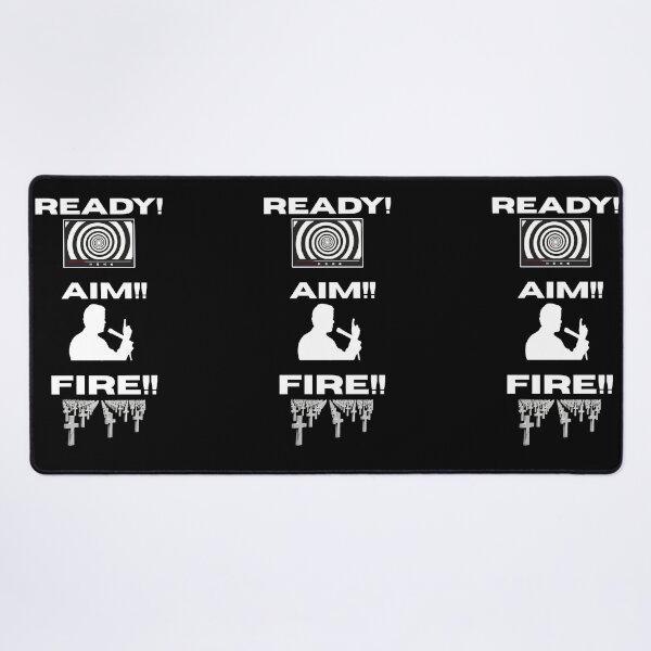 Item preview, READY! AIM! FIRE!! Don't let them manipulate you. designed and sold by GAT74.