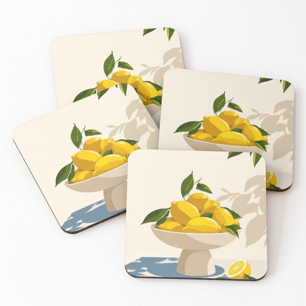 Item preview, Lemon Still Life Illustration | Mediterranean Summer Decor designed and sold by Islabonita..