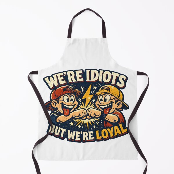 Item preview, We're Idiots But We're Loyal Bro Fist Bump Shirt designed and sold by BrosForEver.