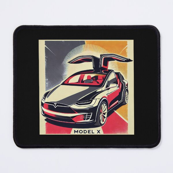 Item preview, Tesla Model X Electric SUV Blueprint Style Design | EV Enthusiast Graphic designed and sold by TEEJAMBOREE.