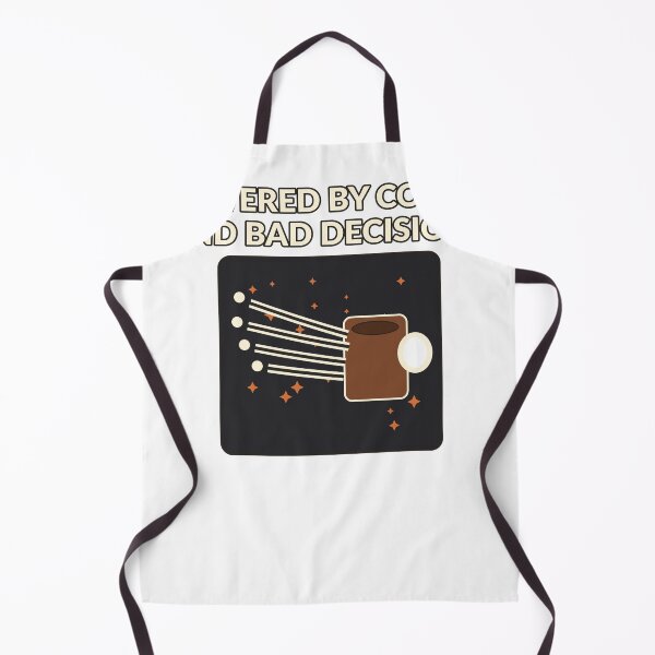Item preview, Powered by Coffee and Bad Decisions – Funny Coffee Lover Design designed and sold by Cozy Oddities Studio.