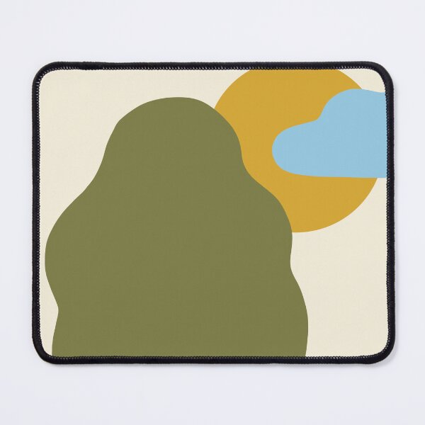 Item preview, Minimalist Abstract Tree Landscape with Sun and Cloud designed and sold by AliAltinelArt.