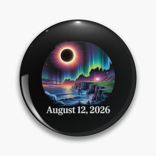 Item preview, Total Eclipse 2026 August 12 Astronomy Design for Eclipse Chasers designed and sold by Redgiant87x.