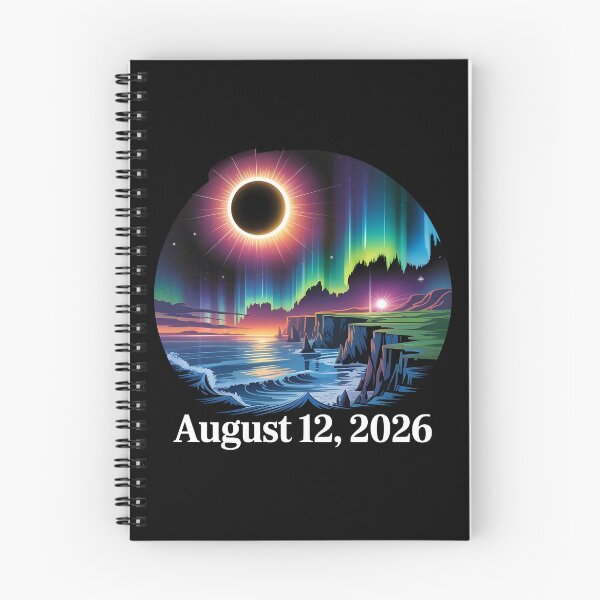 Item preview, Total Eclipse 2026 August 12 Astronomy Design for Eclipse Chasers designed and sold by Redgiant87x.