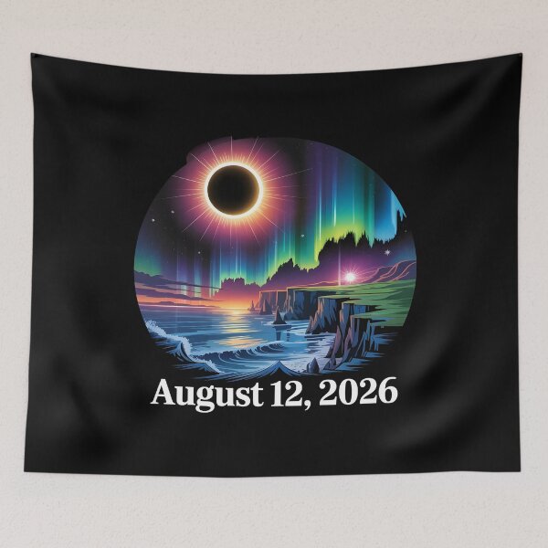 Item preview, Total Eclipse 2026 August 12 Astronomy Design for Eclipse Chasers designed and sold by Redgiant87x.