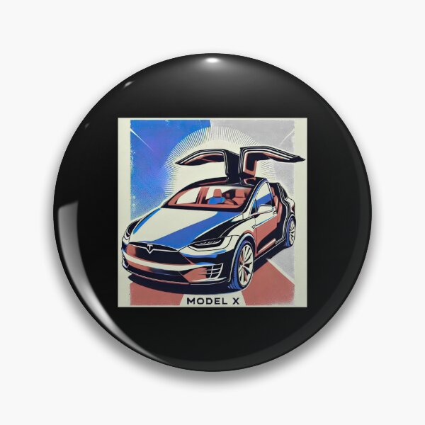 Item preview, Tesla Model X Electric SUV Blueprint Style Design | EV Enthusiast Graphic designed and sold by TEEJAMBOREE.