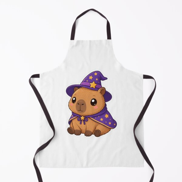 Item preview, Cute Kawaii Capybara Wizard Sticker - Adorable Magic Witch Capybara Art designed and sold by Saeed  Ahmad.
