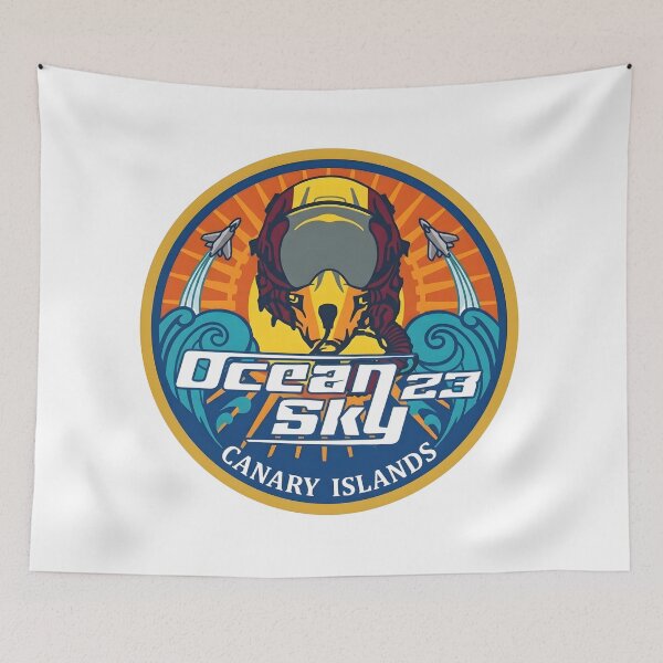 Item preview, Spanish Air Force Ocean Sky 2023 Exercise Commemorative Patch designed and sold by CharlieDesings.