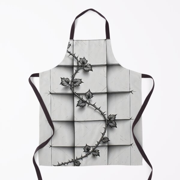Item preview, Thorny vine climbs onto latticework designed and sold by Mianku | Für das Leben.