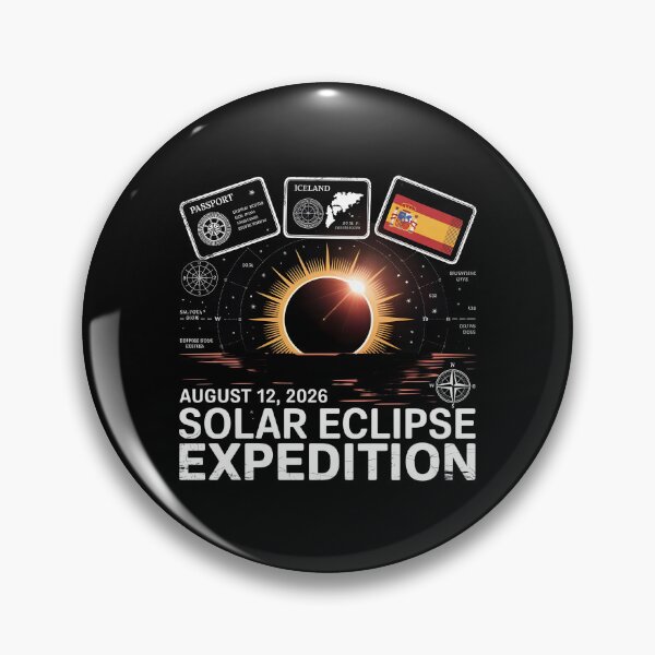 Item preview, Total Eclipse 2026 Spain Iceland Solar Event Collector Design designed and sold by Redgiant87x.