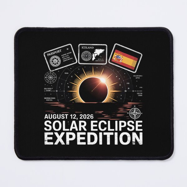 Item preview, Total Eclipse 2026 Spain Iceland Solar Event Collector Design designed and sold by Redgiant87x.
