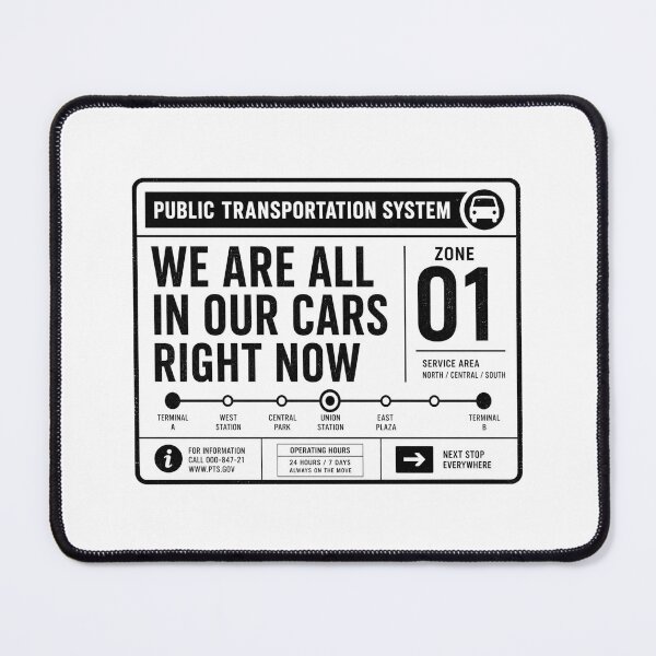 Item preview, We Are All In Our Cars Right Now designed and sold by AMICO77.