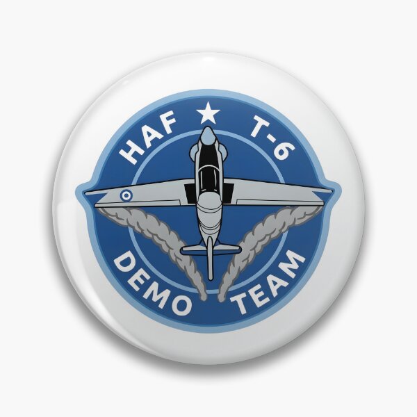 Item preview, Hellenic Air Force T-6A Daedalus Demo Team Emblem designed and sold by CharlieDesings.