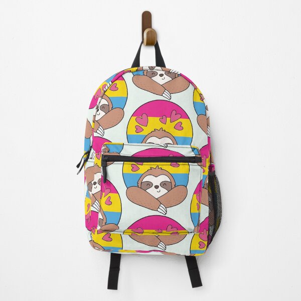 Item preview, LGBTQ Sloth - Kawaii Pansexual Sloth With Hearts designed and sold by Cannaxes Studio.
