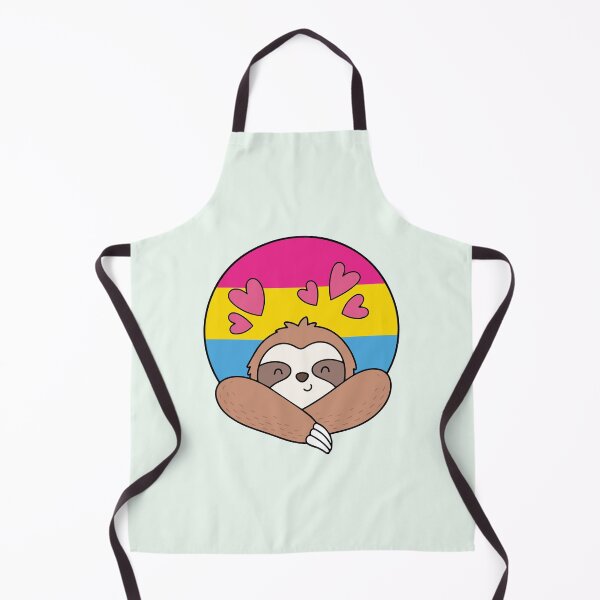 Item preview, LGBTQ Sloth - Kawaii Pansexual Sloth With Hearts designed and sold by Cannaxes Studio.
