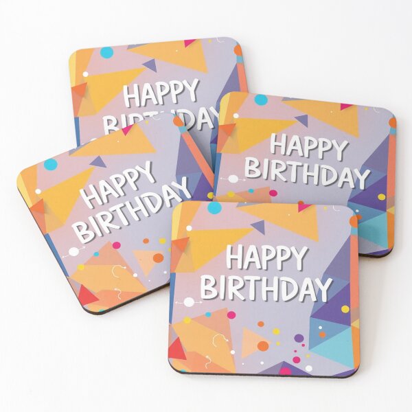 Item preview,  Polygonal Birthday Card Celebration   designed and sold by IntelliMindDesigns.