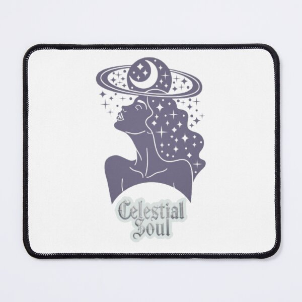 Item preview, Celestial Soul Gothic Moon Goddess Saturn Planet Art designed and sold by Miheerala.