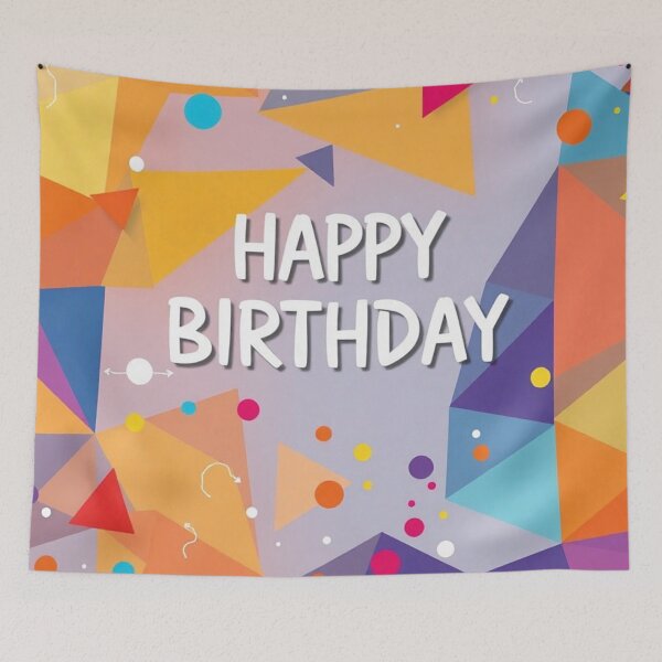 Item preview,  Polygonal Birthday Card Celebration   designed and sold by IntelliMindDesigns.
