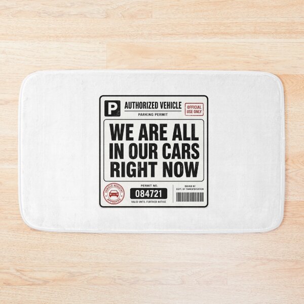 Item preview, We Are All In Our Cars Right Now designed and sold by AMICO77.