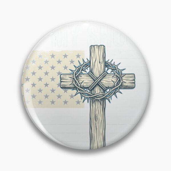 Item preview, Need Prayer Tap My Shoulder Christian Flag Cross designed and sold by JMDesignHub.