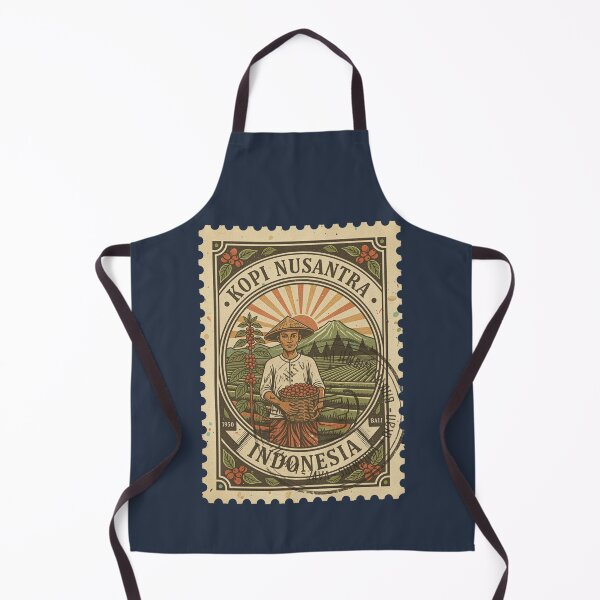 Item preview, Kopi Nusantara Indonesia Coffee Farmer Stamp designed and sold by d247.
