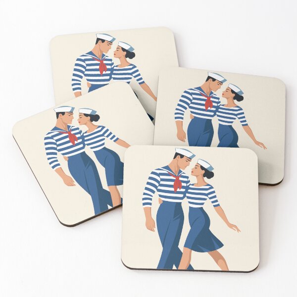 Item preview,  Sailor Couple Art designed and sold by Studio pod Burom.