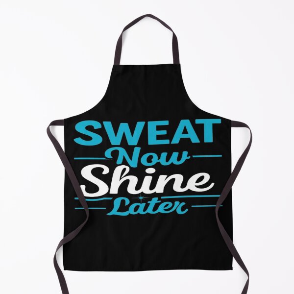 Item preview, Sweat Now Shine Later Motivational Fitness Quote designed and sold by MAJCO-ART.