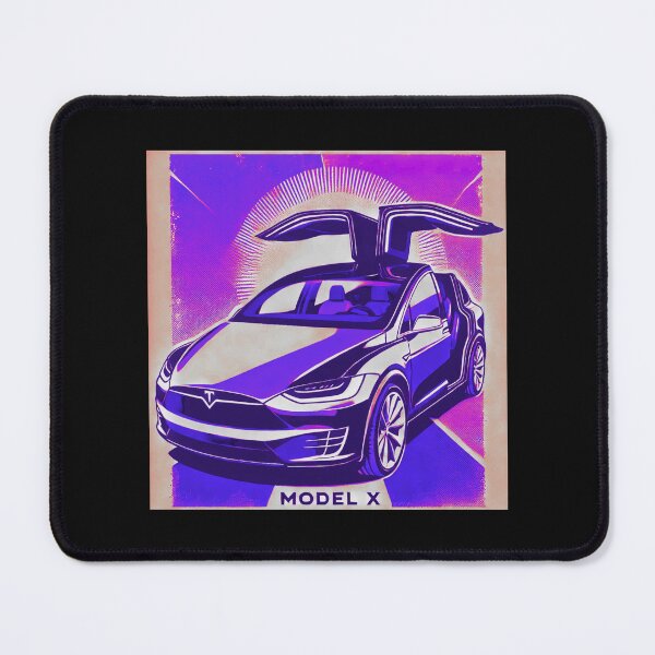 Item preview, Tesla Model X Electric SUV Blueprint Style Design | EV Enthusiast Graphic designed and sold by TEEJAMBOREE.