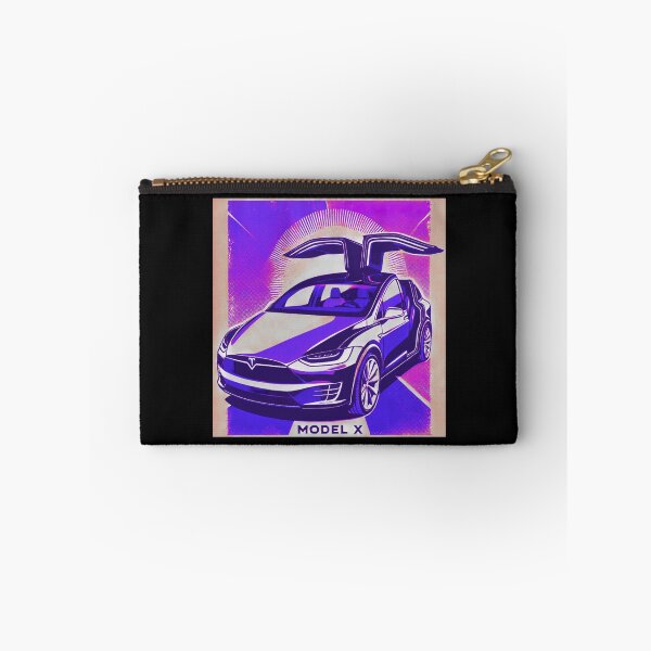 Item preview, Tesla Model X Electric SUV Blueprint Style Design | EV Enthusiast Graphic designed and sold by TEEJAMBOREE.